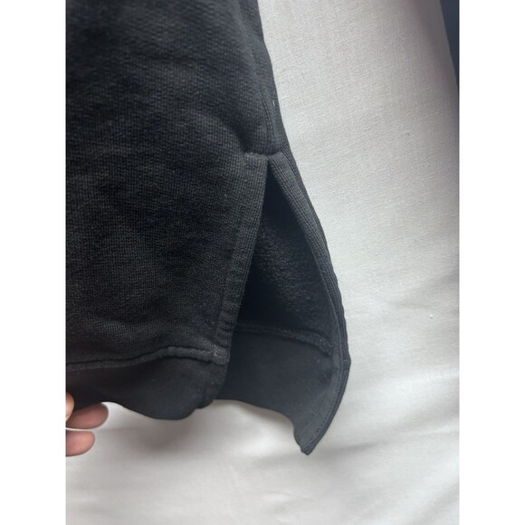 Ganni Women’s XXS Black Oversized Pullover Hoodie Software Isoli Side Slit - Picture 6 of 9